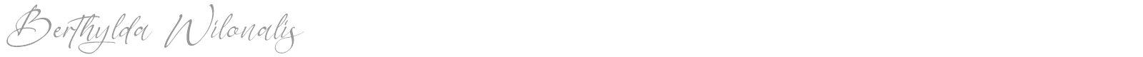 Berthylda Wilonalis font preview